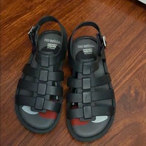 MINI MELISSA FLOX + Disney sandals Mickey Mouse